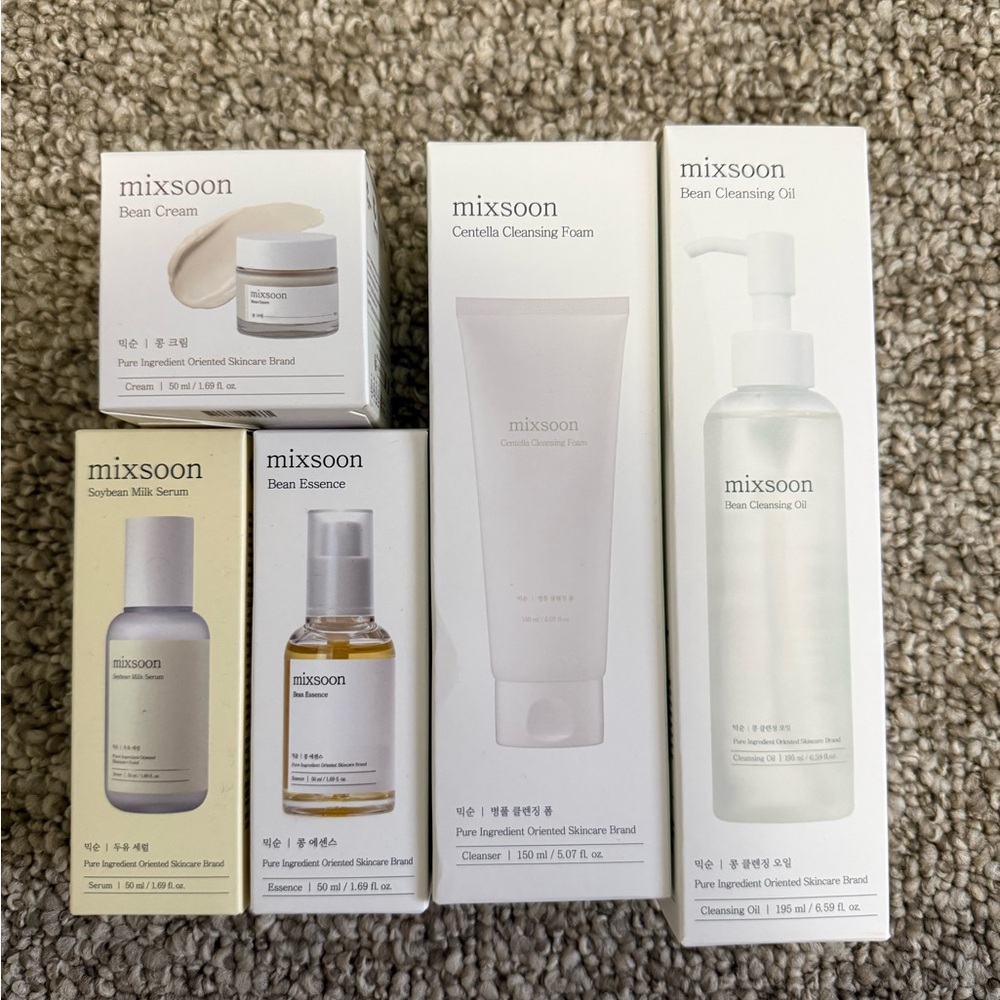 Mixsoon Skincare Set - White and Cream